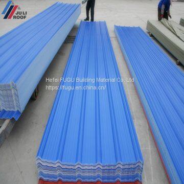 Synthetic Resin Trapezoid Shape APVC Tiles PVC Corrugated Roofing Sheets