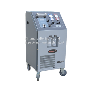 Manual Cost-effective refrigerant recovery machine ac service station with no after sales problem