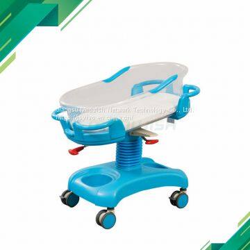 Wholesale Portable Safe and Comfortable Beauty Type Luxurious ABS Medical Baby Bed Trolley Price