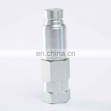 hydraulic power pack flat face hydraulic quick release  coupling connector valveless pressure washer couplings