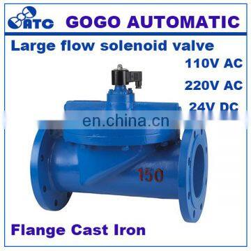 DF-150F large diameter Large flow 6 inch water solenoid valve