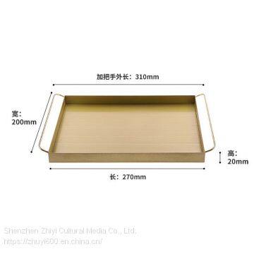 Brass Handle Tea Tray, Special for 357/400g Tea Cake, Support Customized Size photo-3