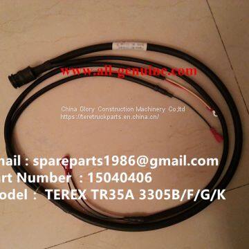 TEREX 15040406 CABLE TR35A 3305F 3305G 3305K 3305B OFF HIGHWAY RIGID DUMP TRUCK MINING HAULER TRANSMISSION