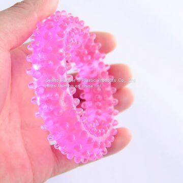 Pet Toy Funny Dog Training TPR Spiky Ring Promotion Silicone Kids Toys photo-5