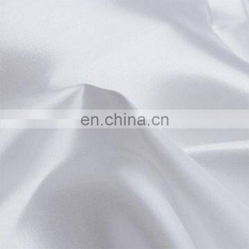 High quality 100% polyester shiny spandex black and white satin  fabric for underwear