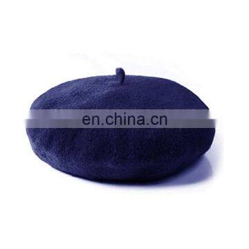 Wholesale Custom High Quality Cheap Color Beret Hat Wool Beret Hat