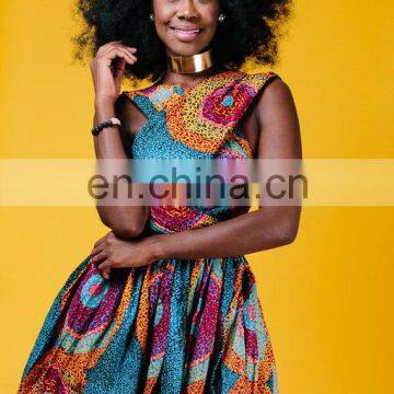 Custom Design Women African Print Midi Sexy Causal Women Dresses photo-2