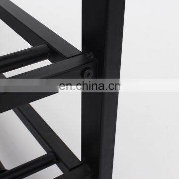 Customized Factory Wholesale Folding Shoe Rack With Metal Feet Legs and PVC Storage Foldable Stool for Entrance photo-5