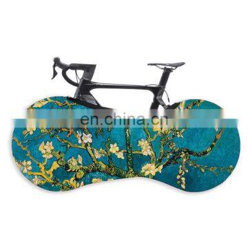 Custom Printing Bicycle Whee Bag Sunscreen Tire Protector Bike Indoor Storage Cover 24'', 26'', 28''