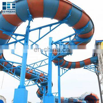 Guangzhou Adults Fiberglass Amusement Park Water Slides