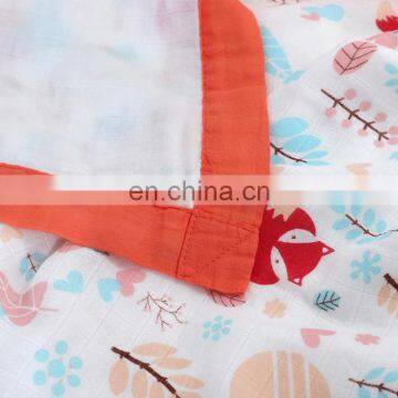 2020 New Arrival Whole Sale 4 Layers Bamboo Cotton Fabric Baby Muslin Swaddle Super Soft Organic Blanket With Moderate Price photo-6
