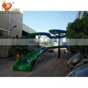 High Quality Super Tube Tunnel Water Park Slides, Tall Loops and Trilling Large Fiberglass Water Slides for Sale photo-2