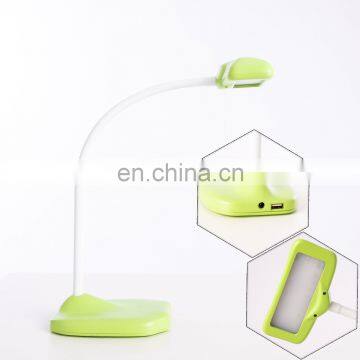 Touch sensor led study light residential lighting reading book with flexible arm