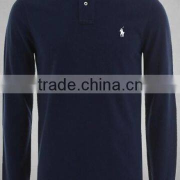 2015 new design Custom latest long sleeve polo shirt