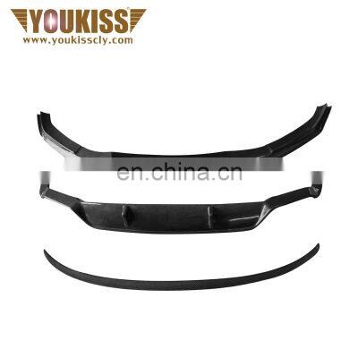 For BMW 6 Series GT Carbon Fiber Front Lip Back Lip and Tail Wing rear spoiler