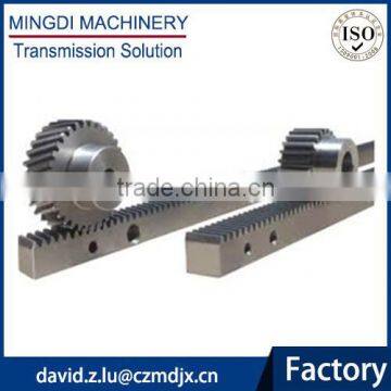 C45 straight teeth rack gear and pinion for CNC machinery