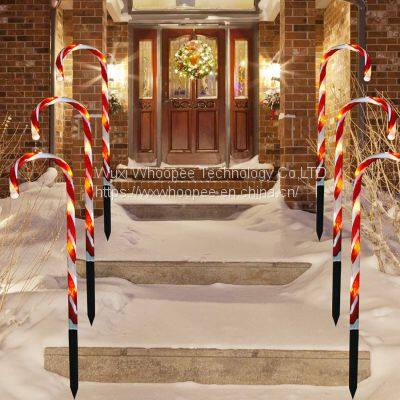 UL Listed 8 Modes Flash End-to-End Plug in Waterproof Candy Cane Fairy Stick Lights for Patio 20inch photo-5