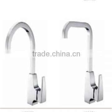New Double Handle Brass Body Basin Faucet photo-3