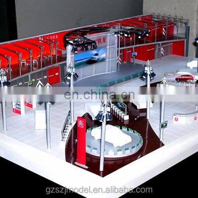 4S Car Shop Miniature Building Model With Architectural Model Material ,scale Model photo-2