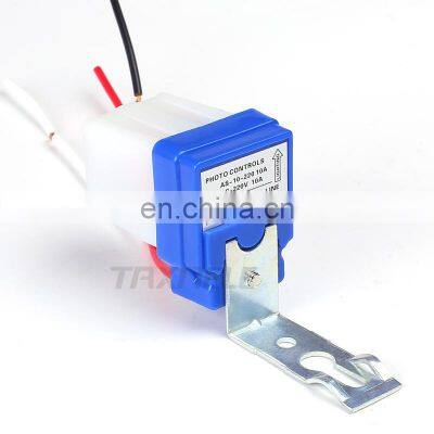 Automatic On Off Photo Switch Auto Photocell Street Light Switch DC AC 12V 24V 220V 50-60Hz 10A Photo Control Sensor Switch photo-2