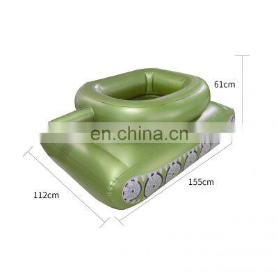 New Inflatable Tank Water Spray Swimming Ring Water Tank Float Platoon Outdoor Splashing Toys Wholesale