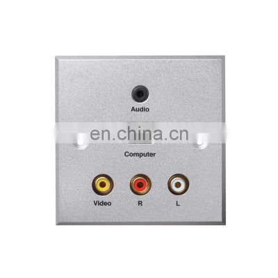 Rj45 Data Wall Mounted Wall Box Xlr Socket