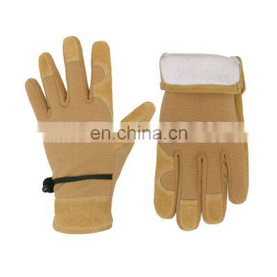 HANDLANDY Perfect Fit Hand Tools Logistic Warehouse Driving Leather Drivers Gloves Garden Gloves Women Leather Bike Gloves