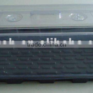 Plastic seed tray for greenhouse