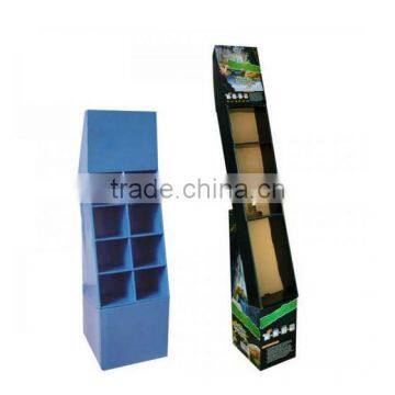 Cardboard Paper Material hook display stand Pallet display stand