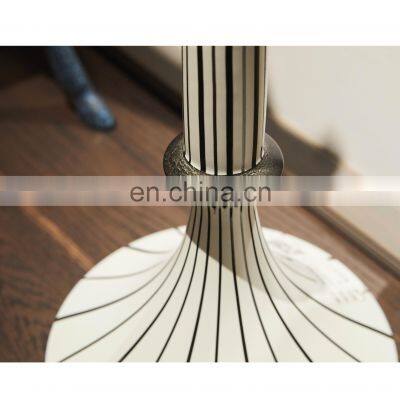 Nordic Porcelain Creative Ceramic Black White Vase For Home Decoration photo-4