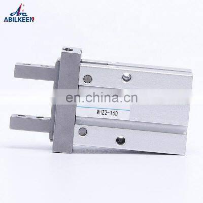 High Quality Threaded Interface MHZ2 Series Clamping Aluminium Air Parallel Finger Gripper Style Air Cylinder photo-4