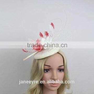 Ivory Sinamay Base Hat Christmas Decorate photo-2