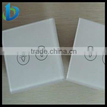 China Wholesale touch light switch glass panel