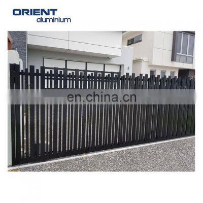 Vertical Black Blade Aluminium Fence Panel - 1500mm High x 2400mm Wide photo-2
