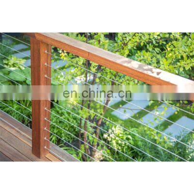 Wire cable railing deck balustrades