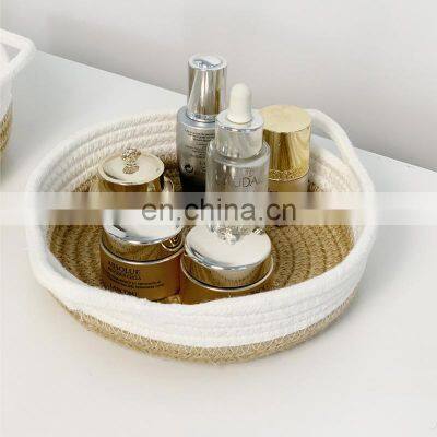 Manufacturing Wholesale Handle Bathroom Organizer Home Storage Metal Fruit Basket