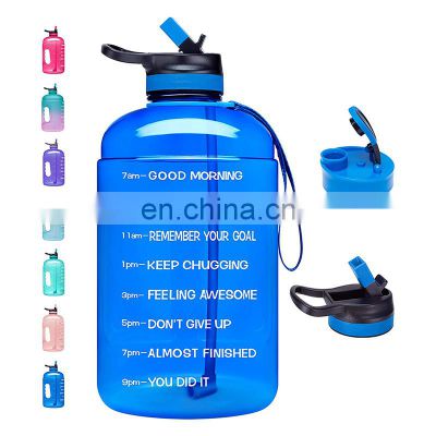 2.2L large capacity glitter neon bright plastic tritan drinking premium eco friendly recycling fitness bottle for gym sports