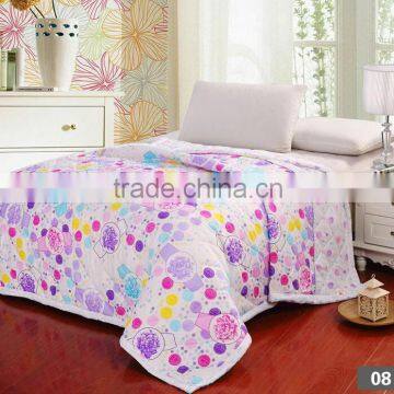 Cheap purple red dot reactive print sleeping summer quilt