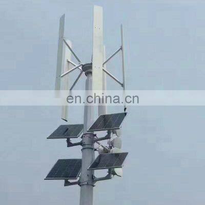 600W Vertical Axial Wind Turbine Generator 5 Blades H Shape Low Noise