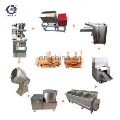 industrial dough press machine chinchin cutter chin chin frying machine