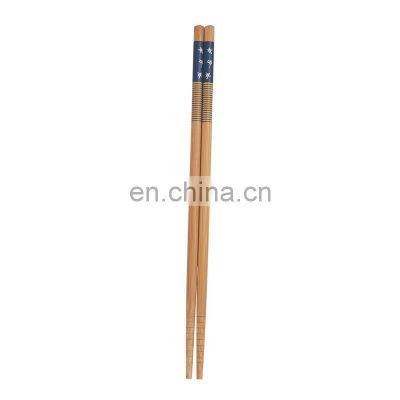 Wholesale Reusable High Quality Custom Logo Pairs Natural Bamboo Chopsticks With Sushi photo-5