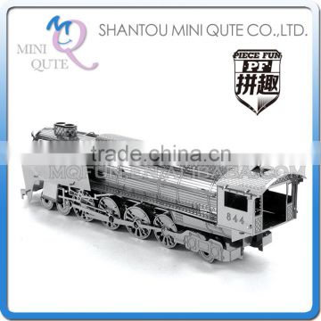 Piece Fun 3D Metal Puzzle Vehicle Steam Locomotive Adult intelligent DIY model educational toys gift NO GLUE NEEDED NO.PF 9206