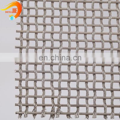 Professional manufacturer from China exterior decoration rope wire mesh