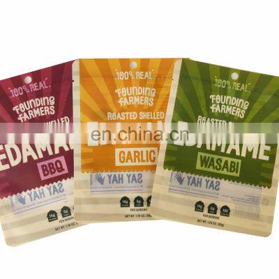 Customized Matt Printing Three Sides Seal Bag Food Packaging Pouch Bag With Window/zipper photo-2