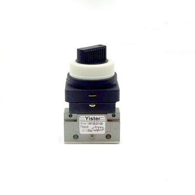 2 Position 3 Way hand Manual Valve Rotary Selector Knob Pneumatic Air Mechanical Valve photo-3