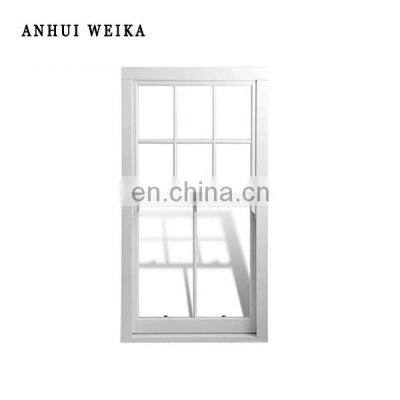 Modular design Pvc Upvc single hung window windows in guangzhou