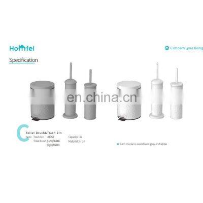 Round Trash Bin Entry-level Powder Coating Pedal Bin With Removable Inner Bucket photo-5