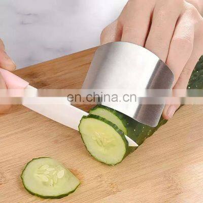 Stainless Steel Finger Guard Finger Hand Cut Hand Protector Knife Cut Finger Protection Tool Kitchen Cooking Knives Accessories