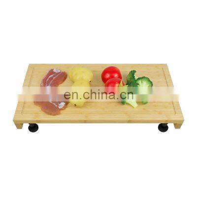 Large Extra Thick Butcher Block Bamboo Cutting Boards Chopping Board For Kitchen With Juice Groove