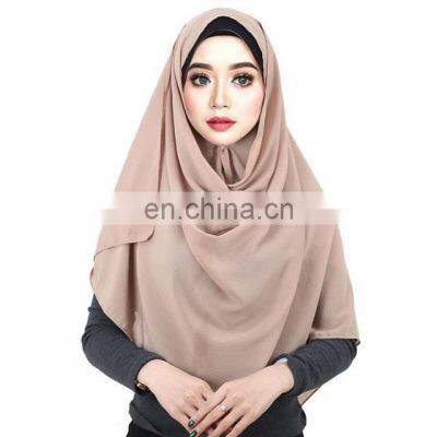 Wholesale Plain Georgette Foulard Hijab Muslim